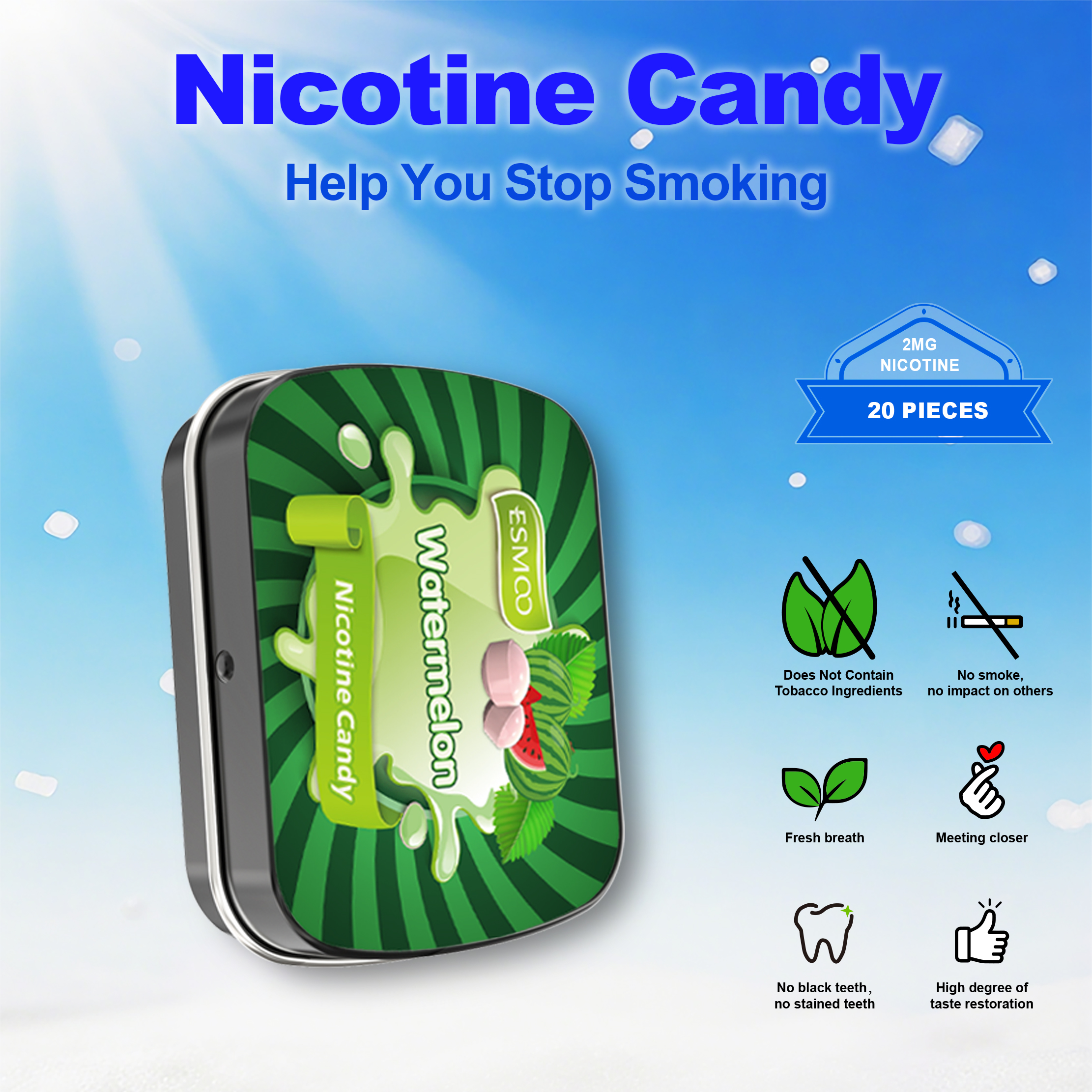 ESMOO 2mg Nicotine Candy