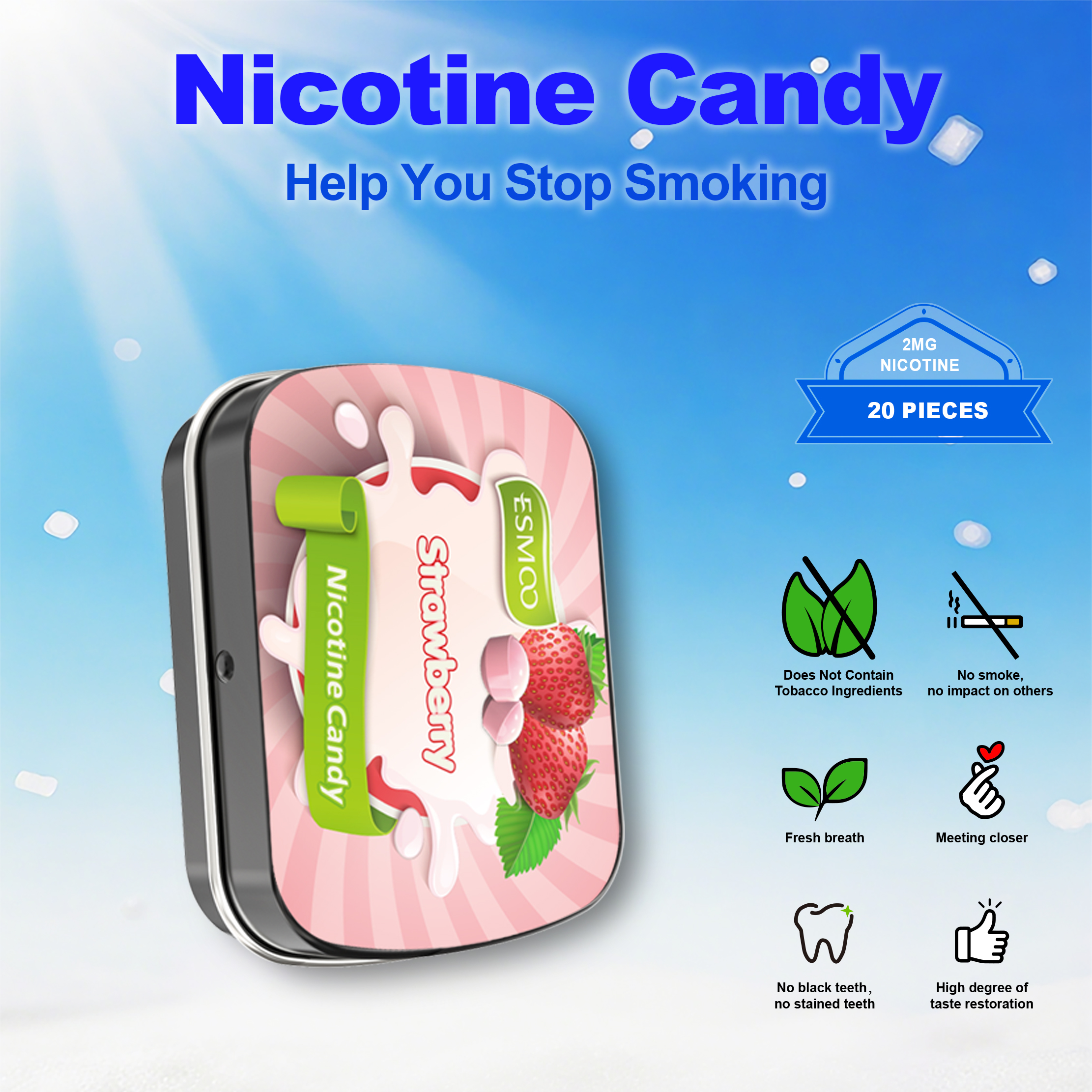 ESMOO 2mg Nicotine Candy