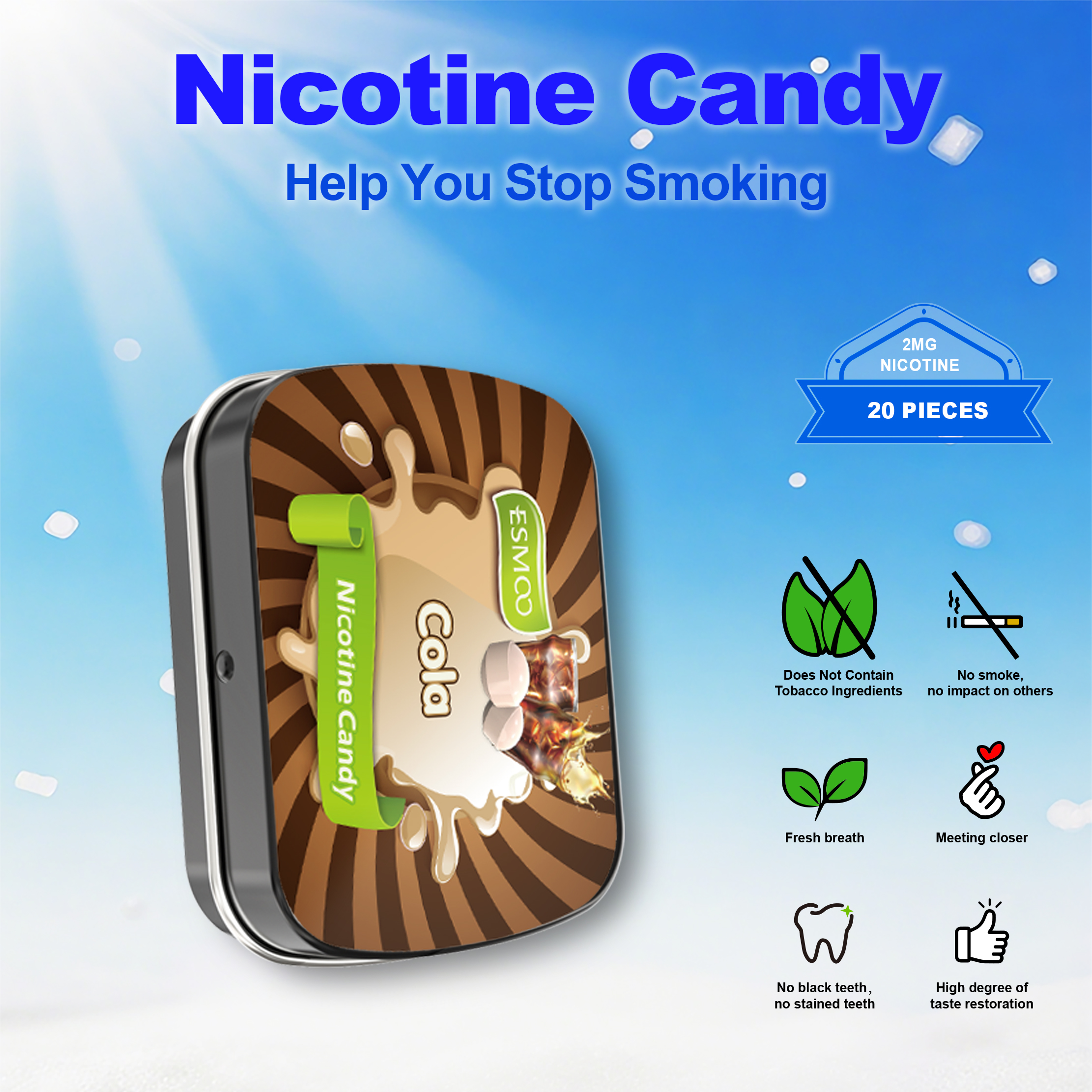 ESMOO 2mg Nicotine Candy