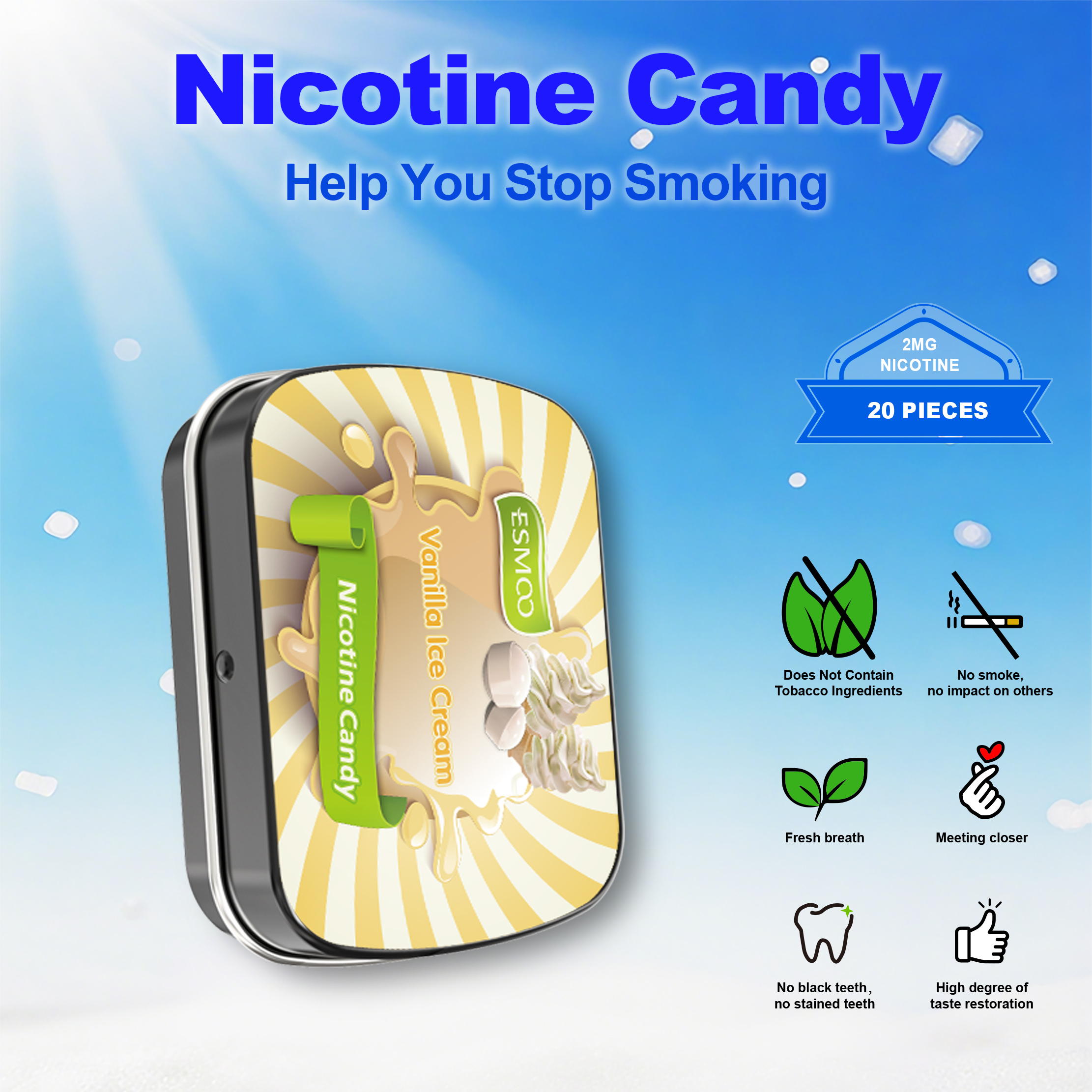 ESMOO 2mg Nicotine Candy